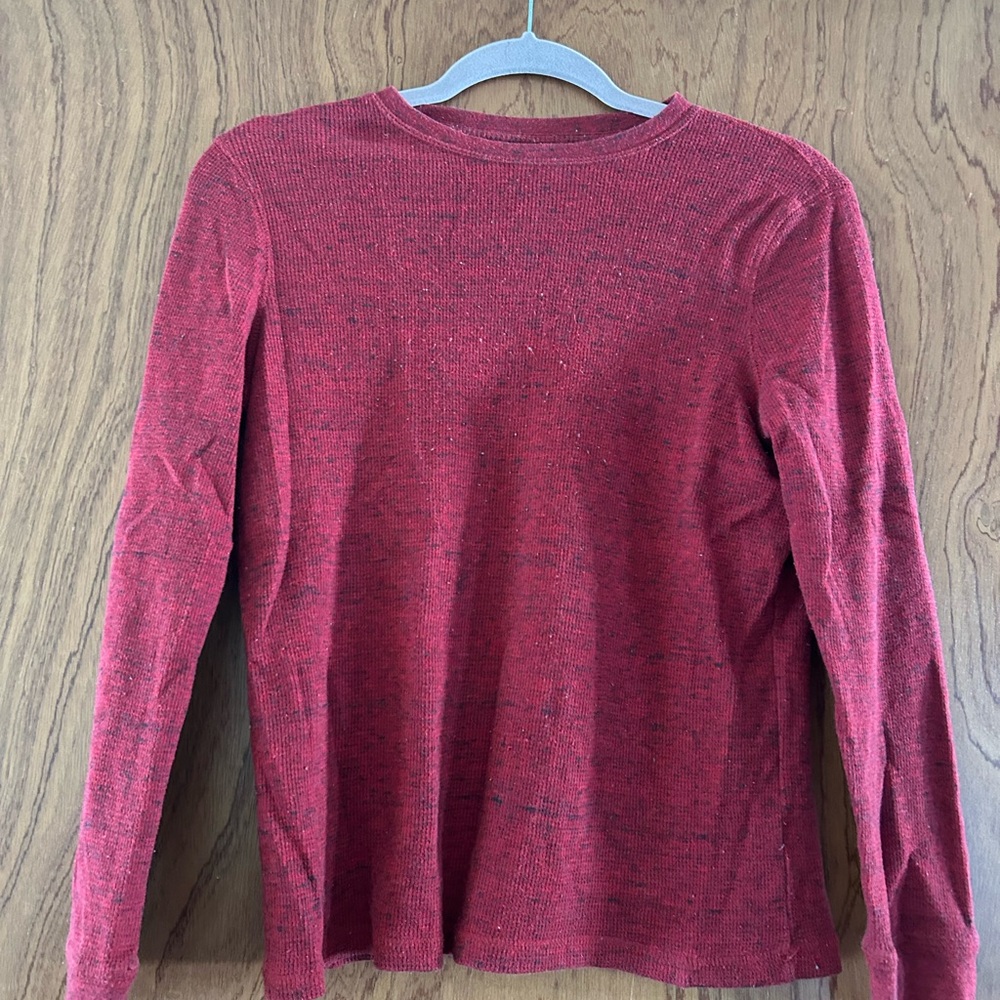 Urban Outfitters Soft Red Thermal Top